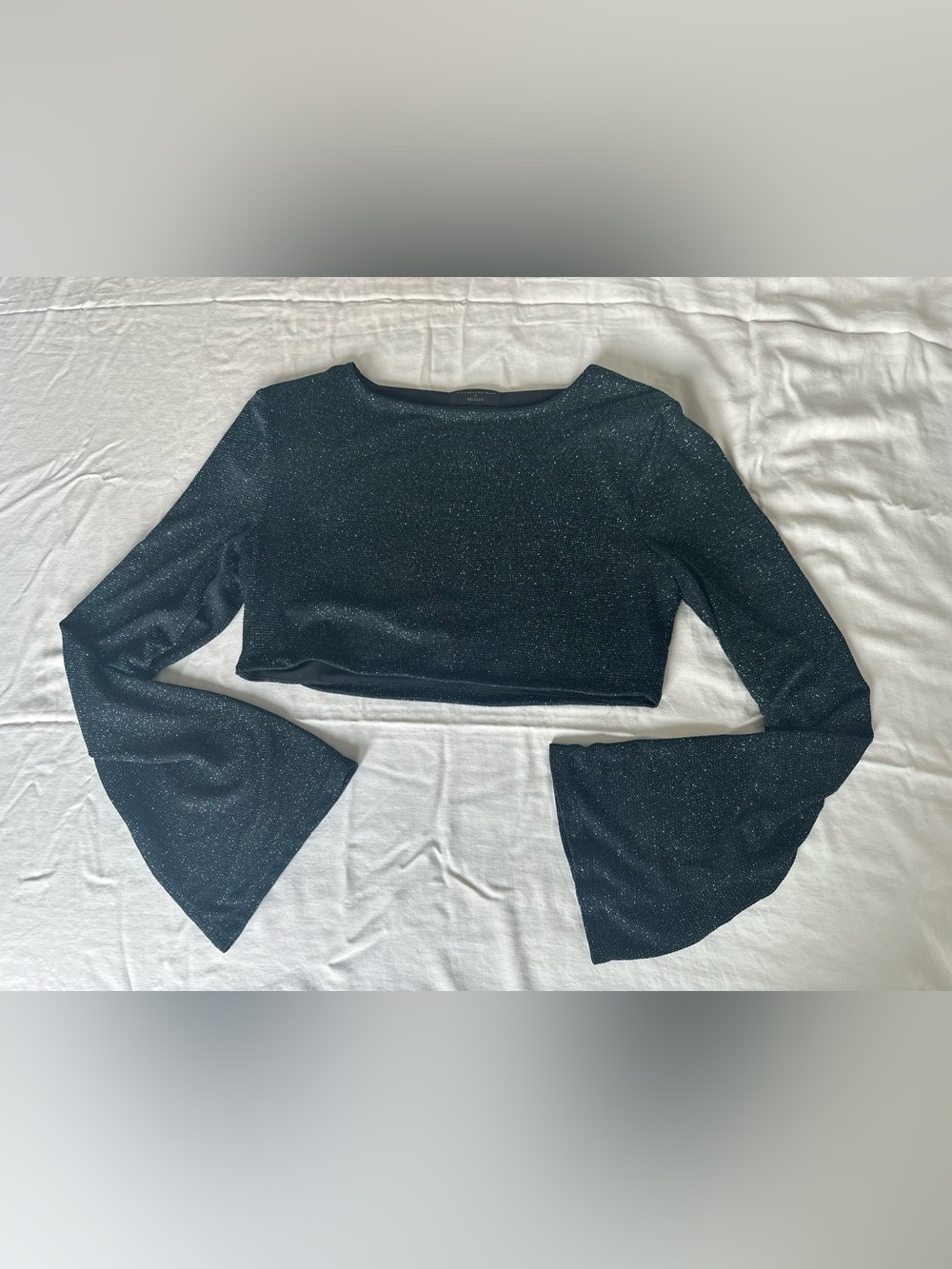 Michael Costello x REVOLVE Yolanda Crop Top in Green - Picture 2 of 4